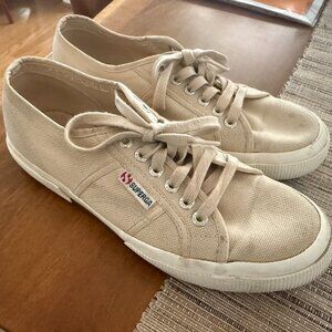 Superga 2750 Cotu Classic Sneakers in Beige Size 39.5 / Women's US 8.5